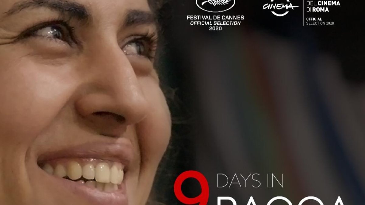 Cartel de la cinta '9 days in Raqqa'. HDS