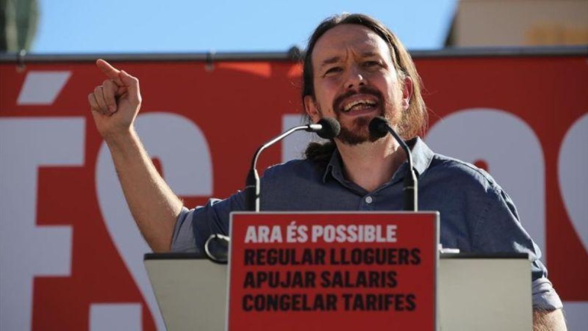 El secretario general de Podemos, Pablo Iglesias.-RICARG CUGAT
