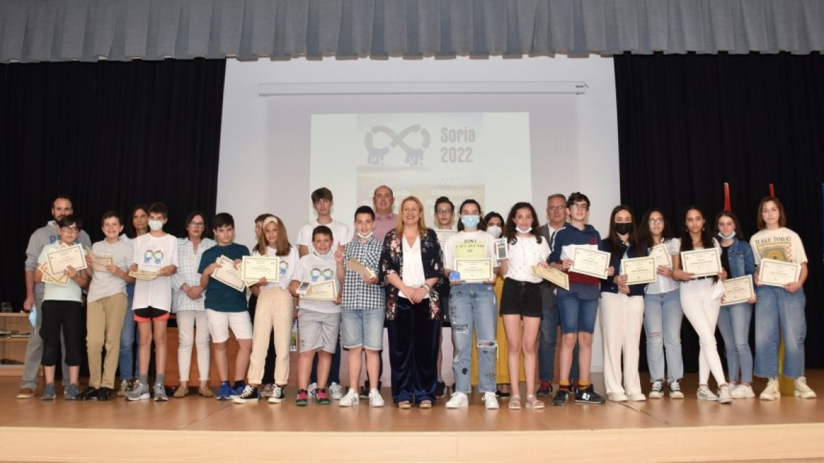 Premiados en la Olimpiada Matemática de Soria en la edición de 2022. HDS