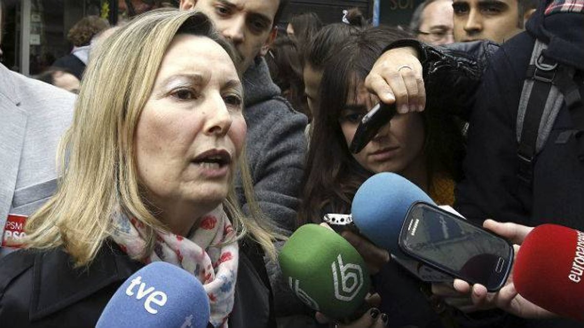 Amparo Valcarce se postula como candidata del PSM a presidir Madrid.-Foto: ATLAS