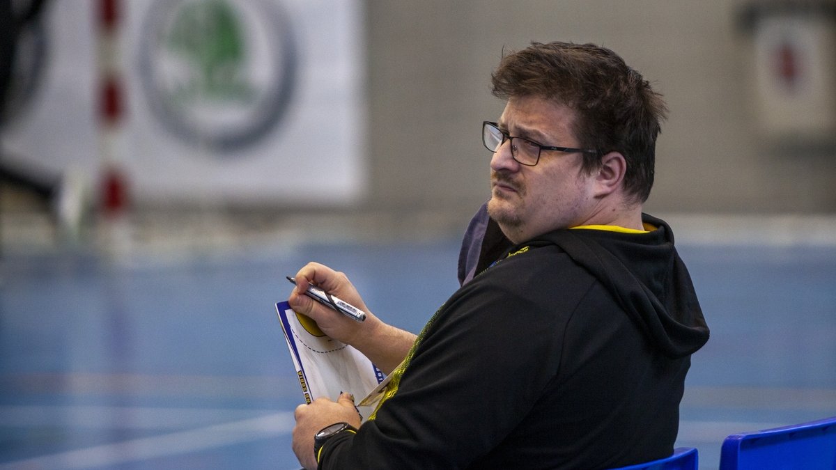 Jordi Lluelles, entrenador del BM Soria. HDS