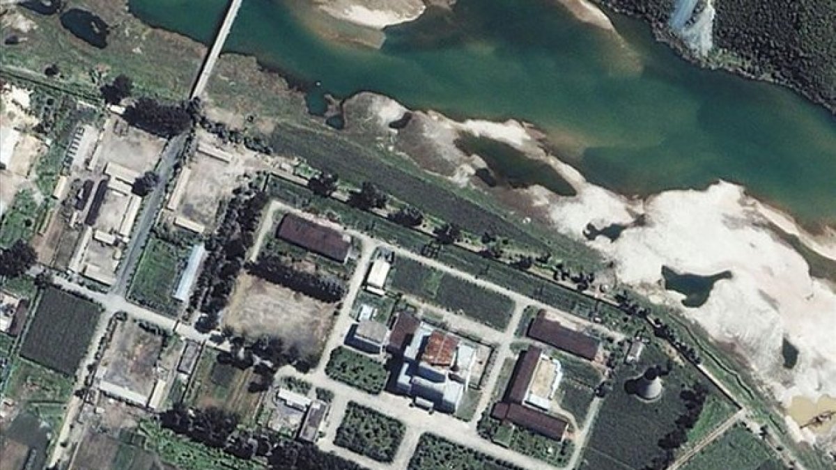 Imagen aérea de un complejo nuclear en Corea del Norte.-REUTERS