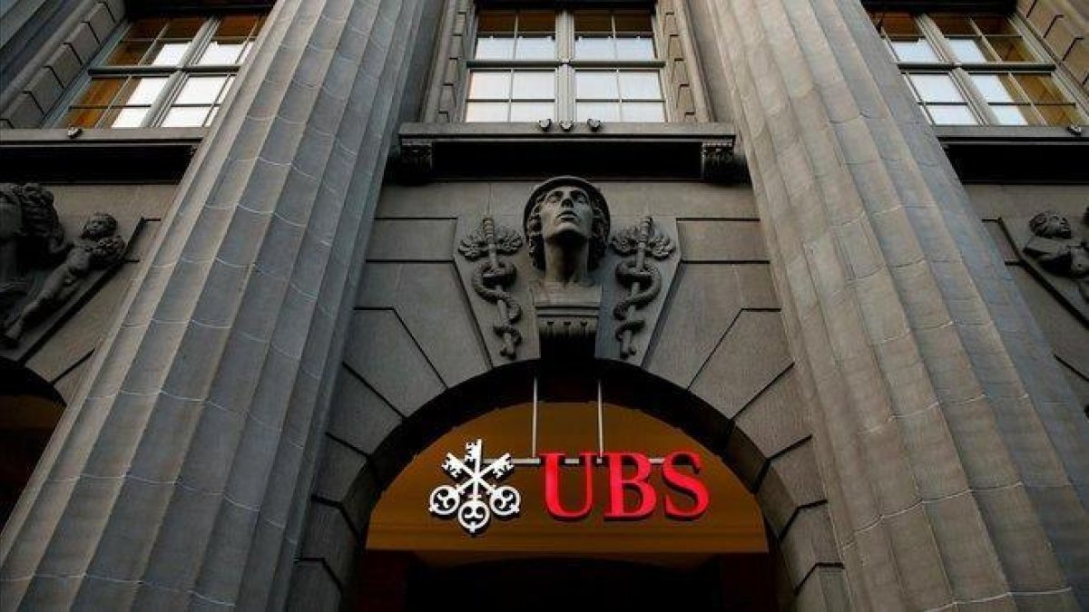 Oficinas de UBS en Zúrich.-