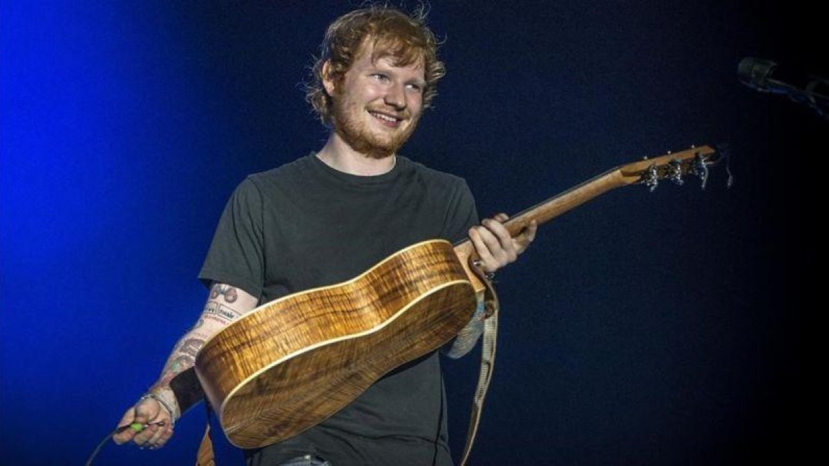 Ed Sheeran, en el Sant Jordi Club, en noviembre del 2014.-