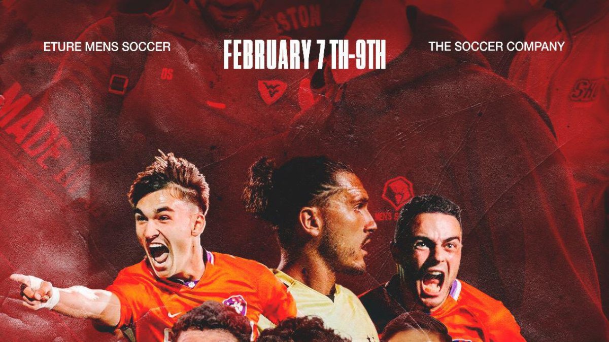 Cartel anunciador de la empresa  Eture Mens Soccer.