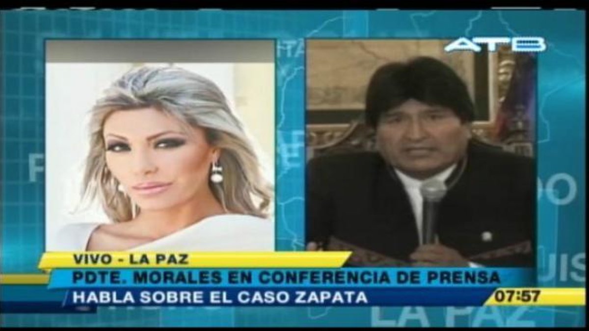 El presidente de Bolivia, Evo Morales, reclama conocer a su hijo, que creía muerto.-
