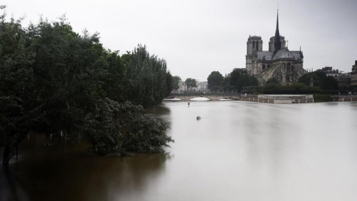 Vista del Sena cerca de la catedral de Notre Dame.-AFP / DOMINIQUE FAGET