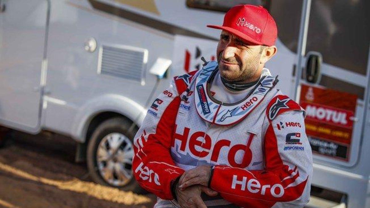 Paulo Gonçalves, durante el Dakar 2020.-EUROPA PRESS