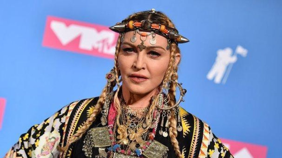 La cantante Madonna en los MTV Video Music Awards.-AFP