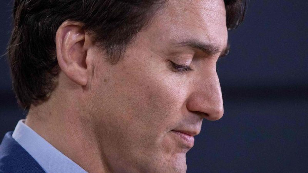 Justin Trudeau se ve envuelto en un escándalo político que le podría costar su cargo.-AFP