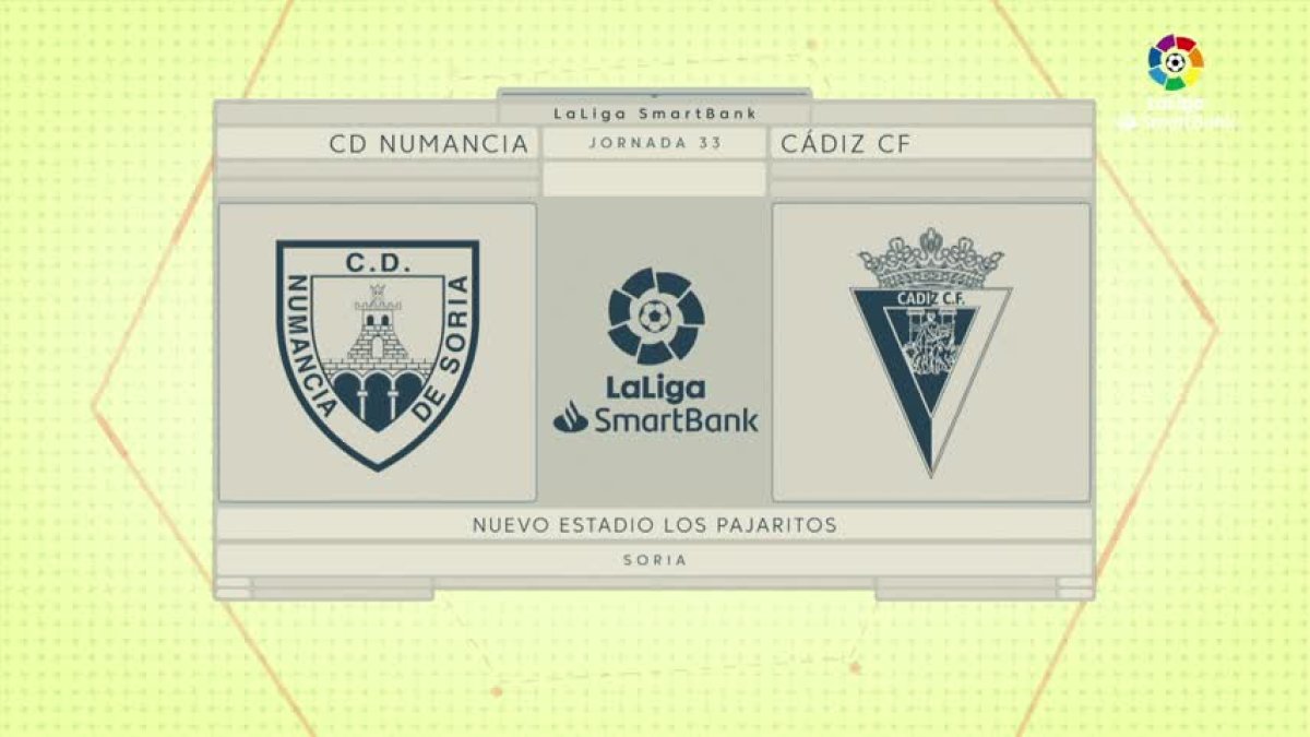 VIDEO: Resumen Goles Numancia - Cádiz - Jornada 33 - La Liga SmartBank