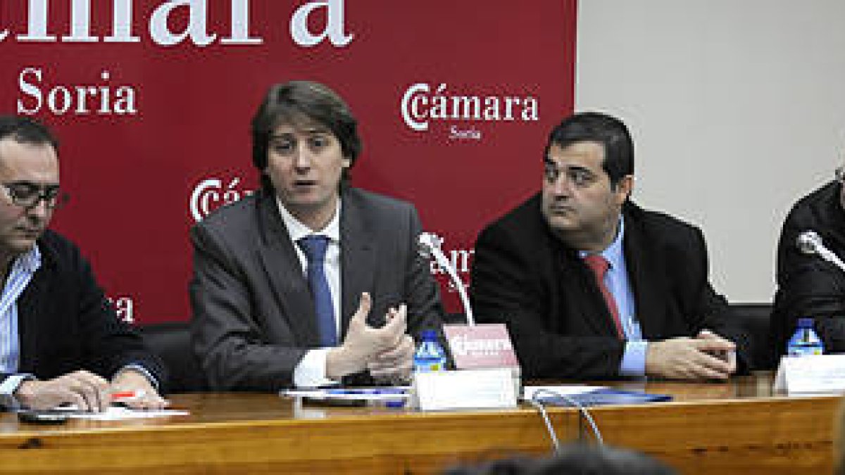 Ignacio Cabrerizo, Carlos Martínez, Alberto Santamaría e Ignacio Cabrerizo Martínez. / VALENTÍN GUISANDE-