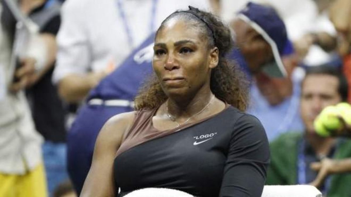 ​Serena Williams no oculta su tristeza tras perder la final del US Open-EFE