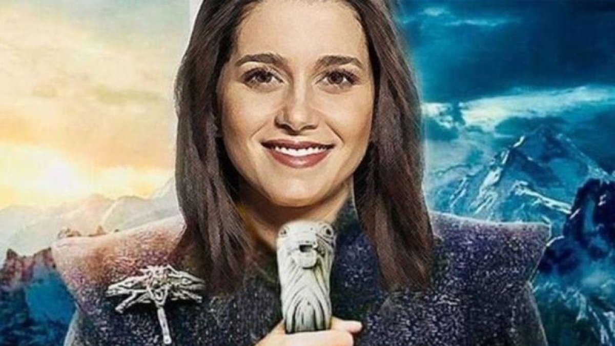 La imagen publicitaria que ha lanzado Ciudadanos en la que Arrimadas representa a Khaleesi, una de las protagonistas de Juego de Tronos.-TWITTER
