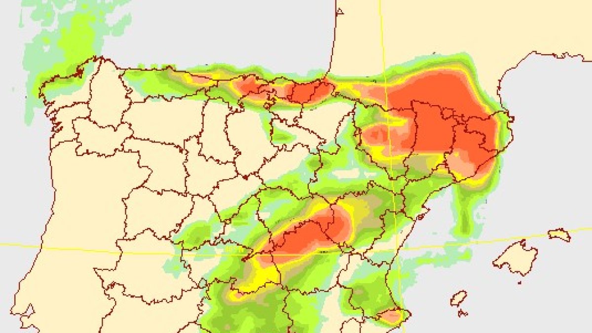La previsión para este sábado ya sólo contempla precipitaciones en el sur y el este de Soria, y con poca probabilidad. AEMET