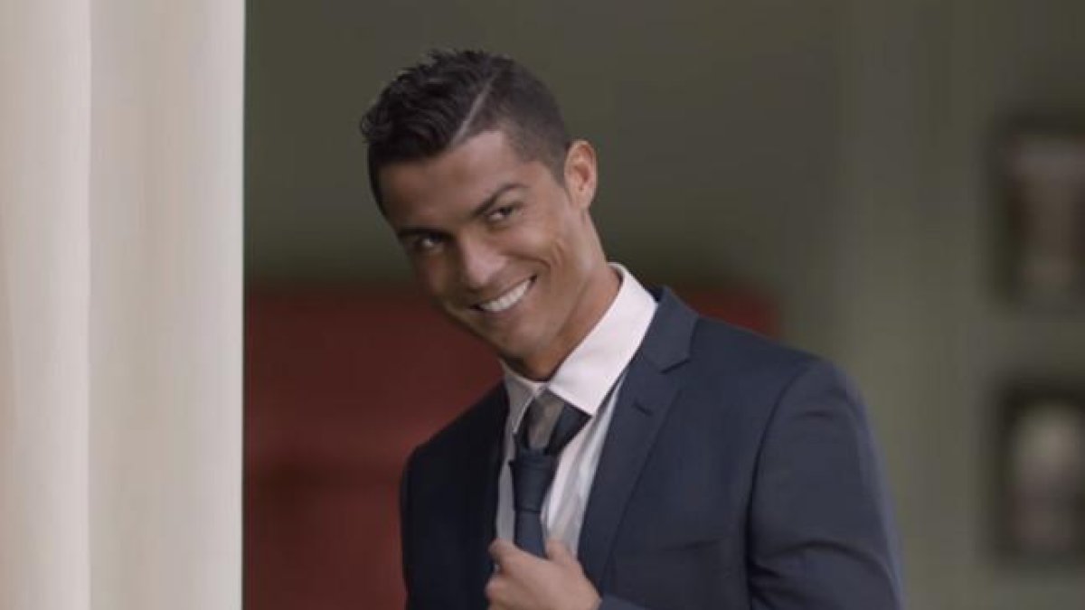 Cristiano Ronaldo, en un anuncio.-TWITTER
