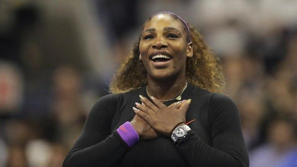 Serena Williams, tras superar las semifinales del Abierto de EEUU.-