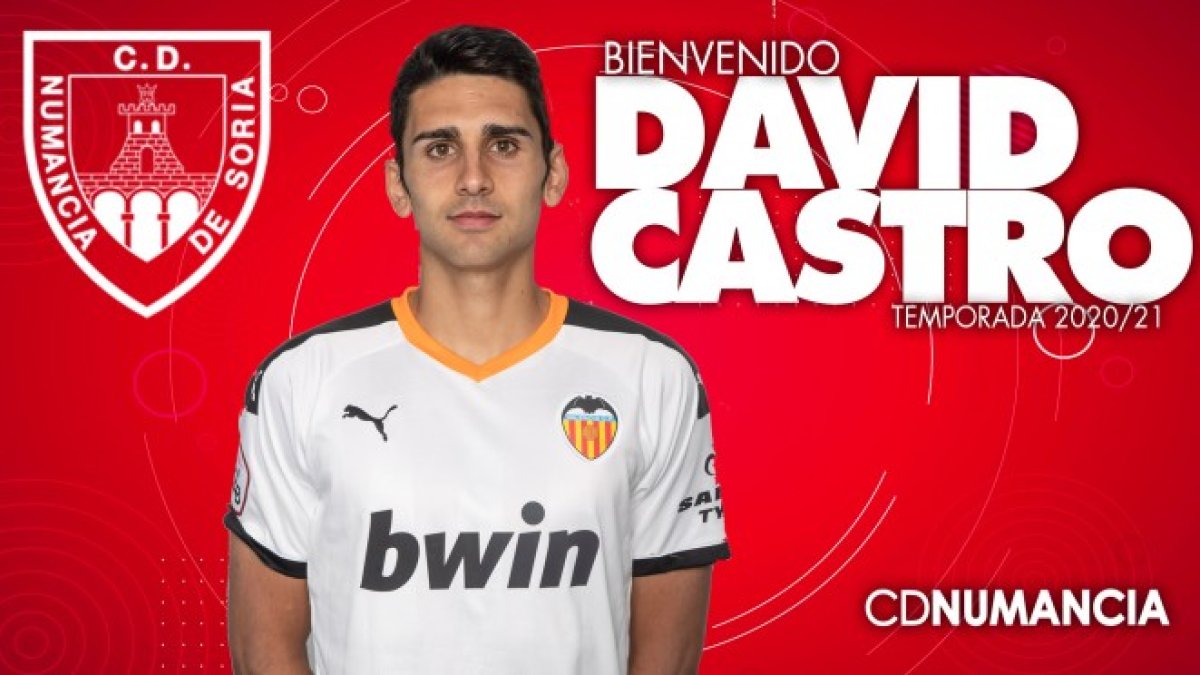David Castro militó la pasada temporadas en las filas del filial del Valencia. HDS