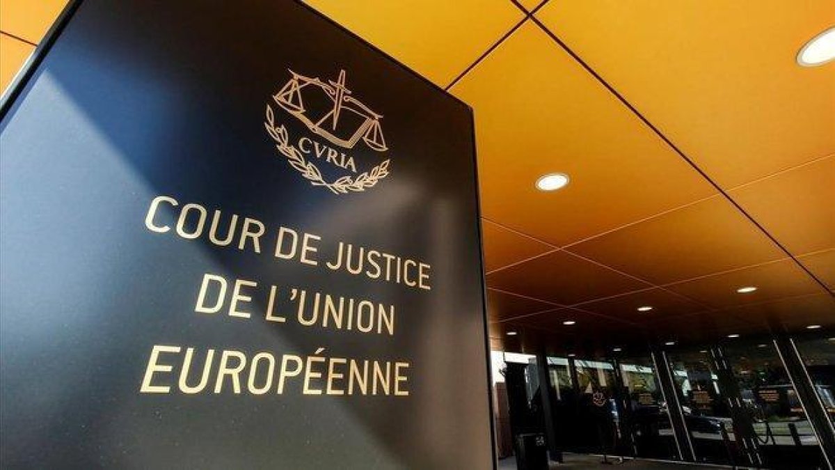 Entrada del Tribunal de Justicia de la UE, en Luxemburgo.-JULIEN WARNAND (EFE)
