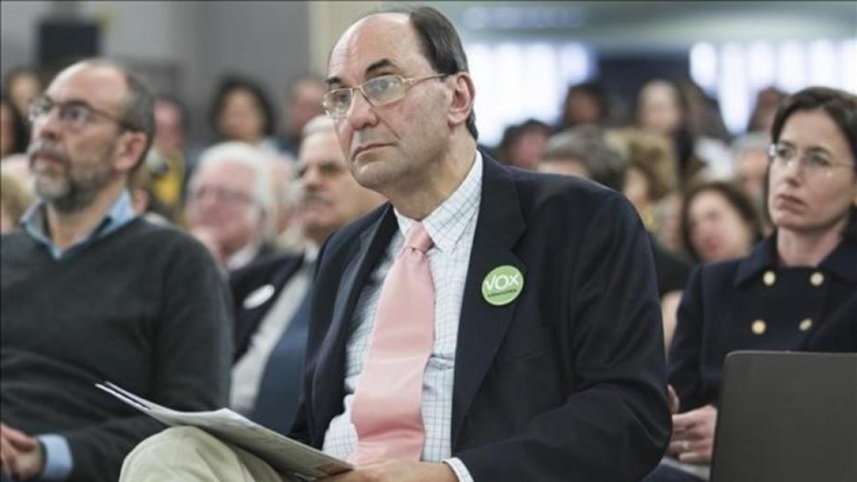 El exvicepresidente del Parlamento Europeo y candidato de Vox a las elecciones europeas en el 2014, Alejo Vidal-Quadras.-