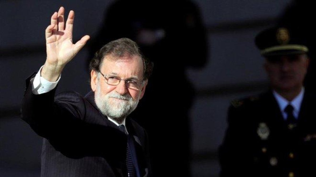 El expresidente Mariano Rajoy, en una imagen del pasado diciembre.-EFE / JUANJO MARTÍN