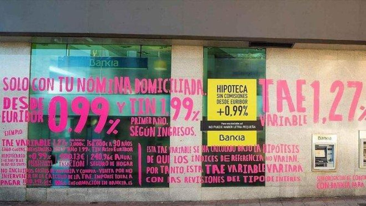 Campaña hipotecaria de Bankia.-