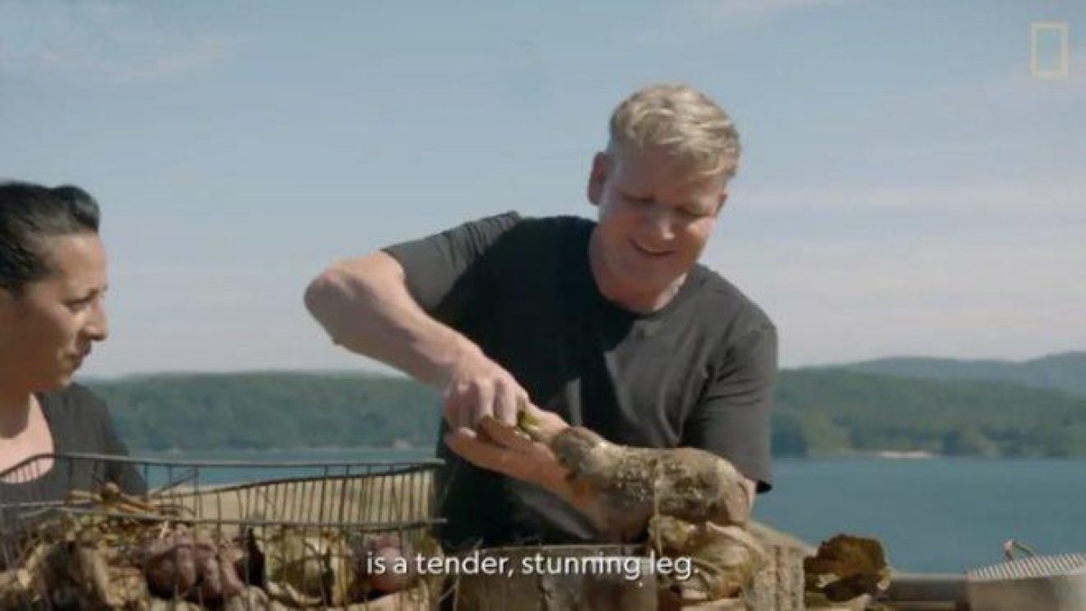 Gordon Ramsay, en el vídeo de promoción del programa ’Fuera de carta’ de National Geographic.-