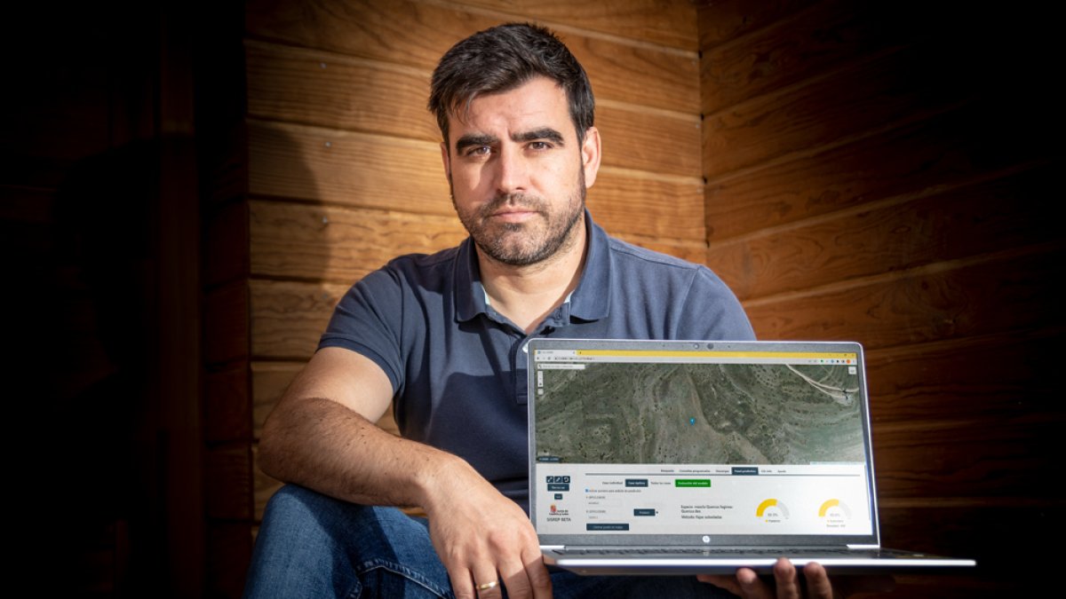 Francisco Gallego Ciprés, coordinador del proyecto que ha desarrollado la herramienta tecnológica Sisrep.  GONZALO MONTESEGURO