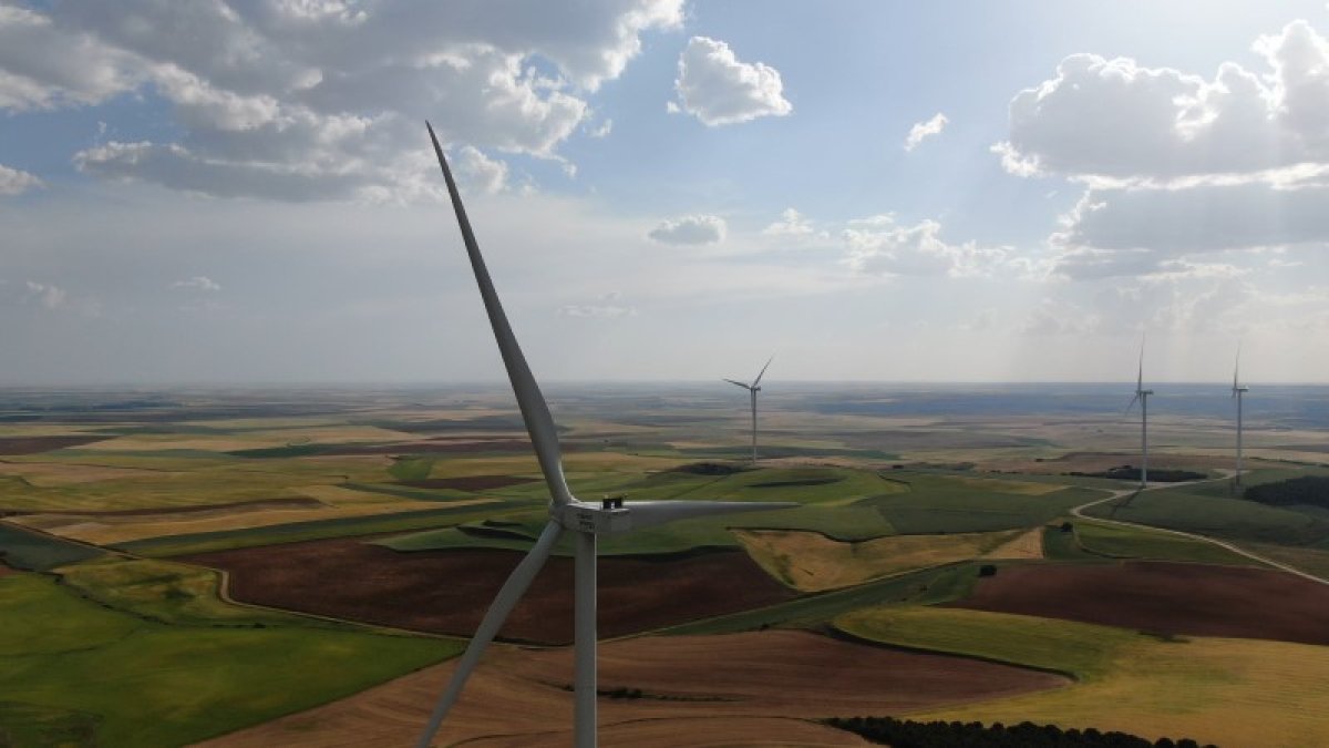 Uno de los parques eólicos de Capital Energy en Castilla y León.-HDS