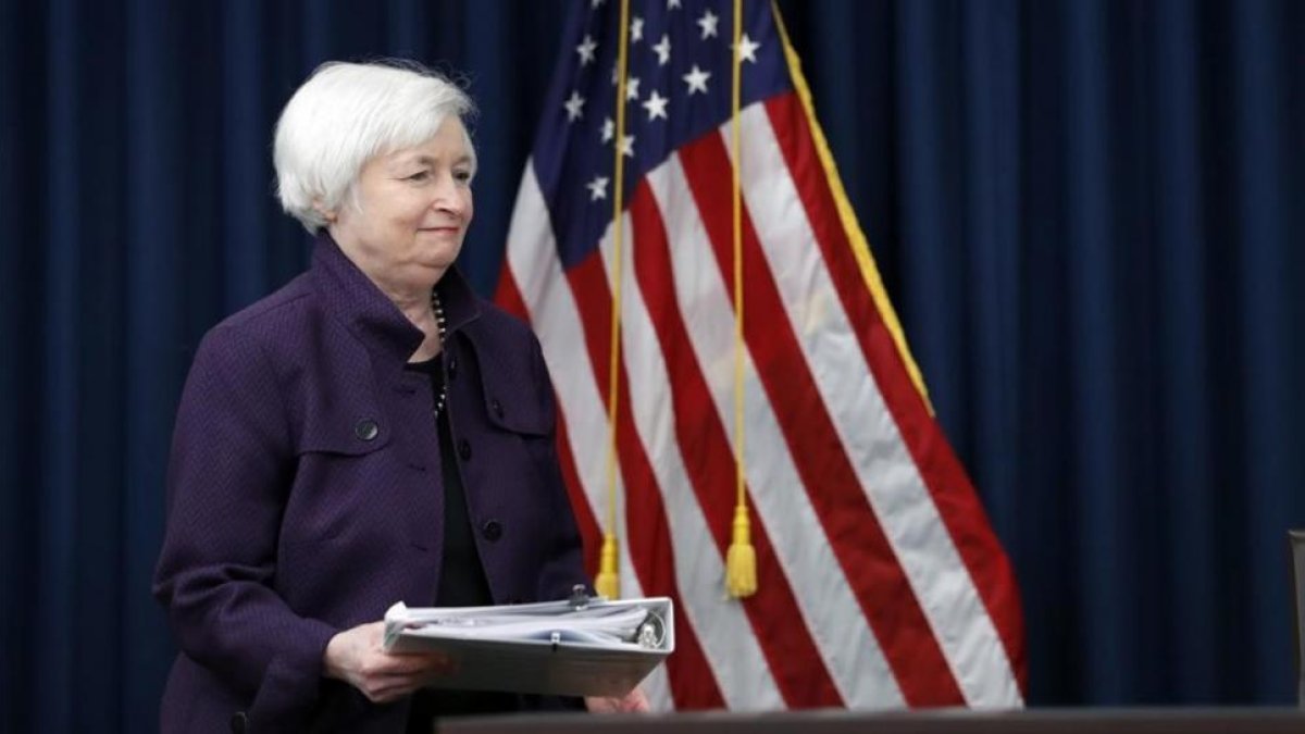Janet Yellen, presidenta de la Fed.-Alex Brandon