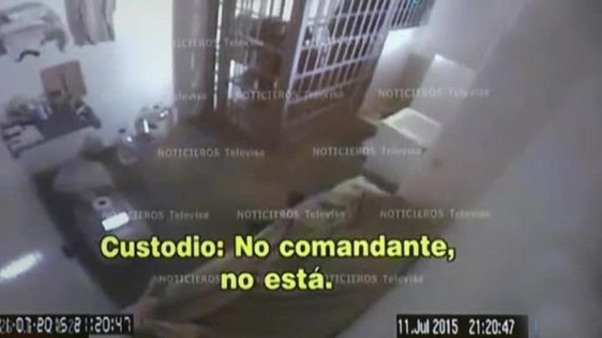 Las nuevas imágenes de la fuga del 'Chapo' Guzmán que han escandalizado a México.-ATLAS