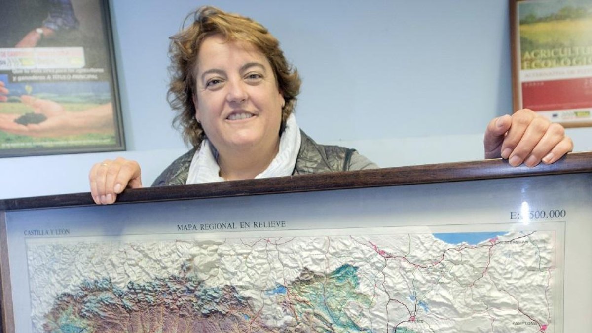 Susana Pardo, primera mujer que lidera una organización agraria en Castilla y León.-- I. L. M.