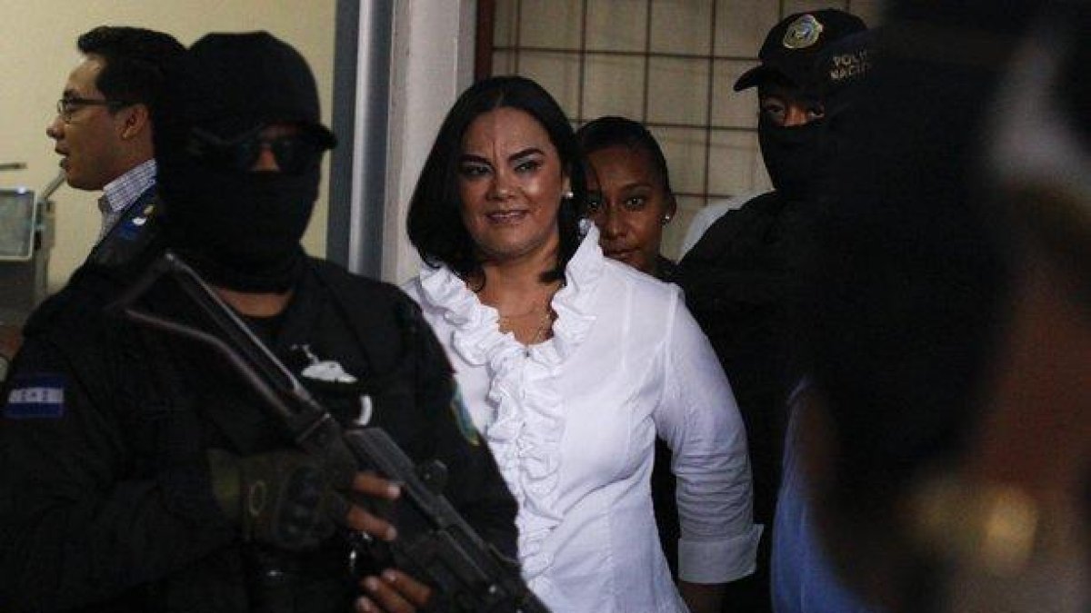 Rosa Elena Bonilla, esposa del expresidente de Honduras, Porfirio Lobo.-AP