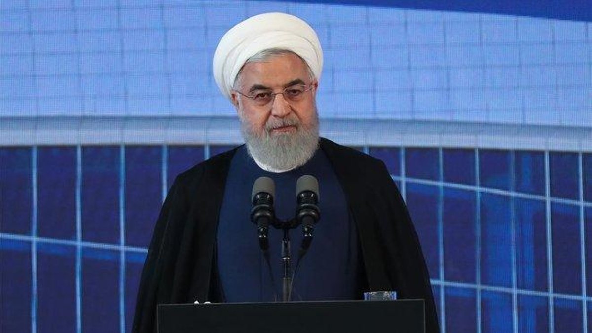 El presidente iraní, Hasán Rohani.-