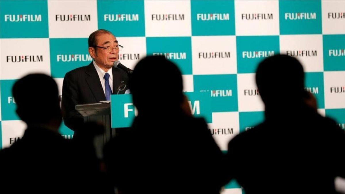 Shigetaka Komori, director ejecutivo de Fujifilm.-KIM KYUNG-HOON