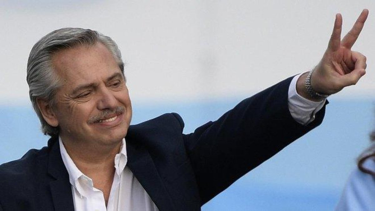 El candidato a la presidencia Argentina Alberto Fernández.-JUAN MABROMATA / AFP