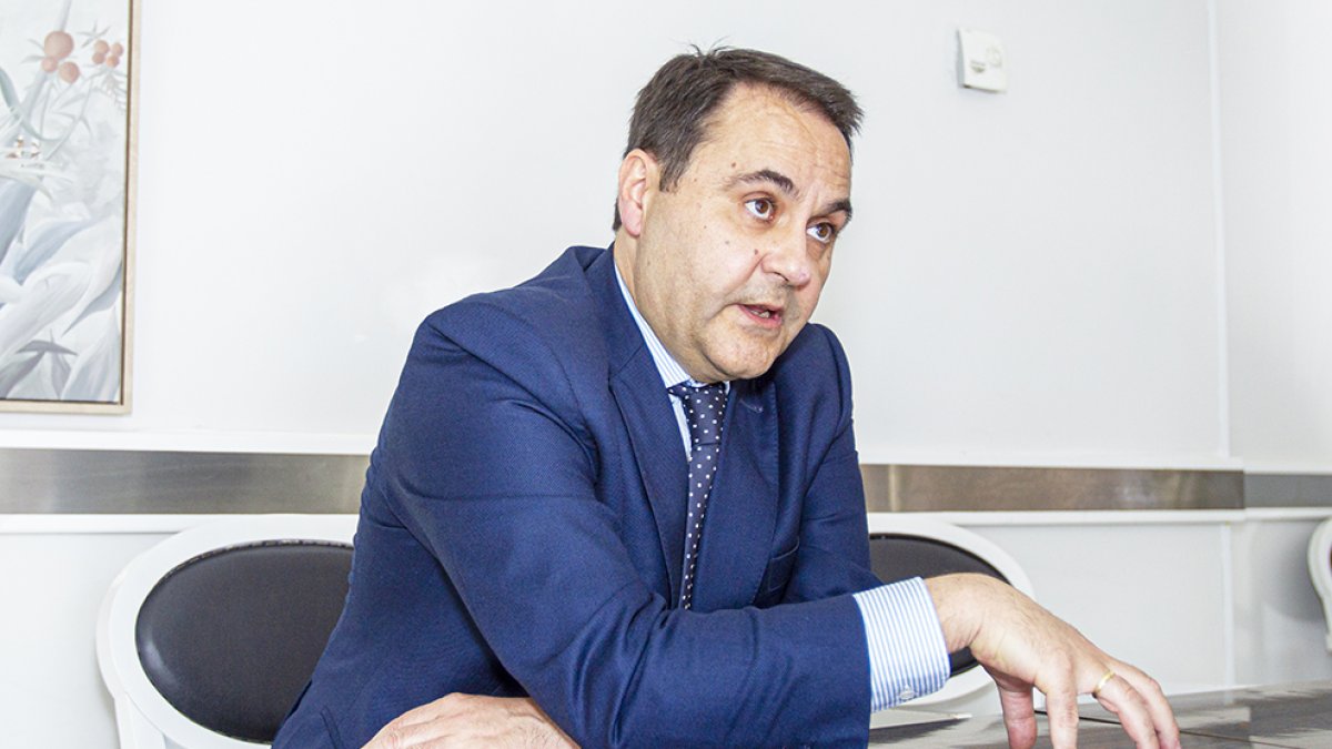 Ramón White, responsable de Desarrollo de negocio renovable para el nordeste de España de Enel Green Power. MARIO TEJEDOR