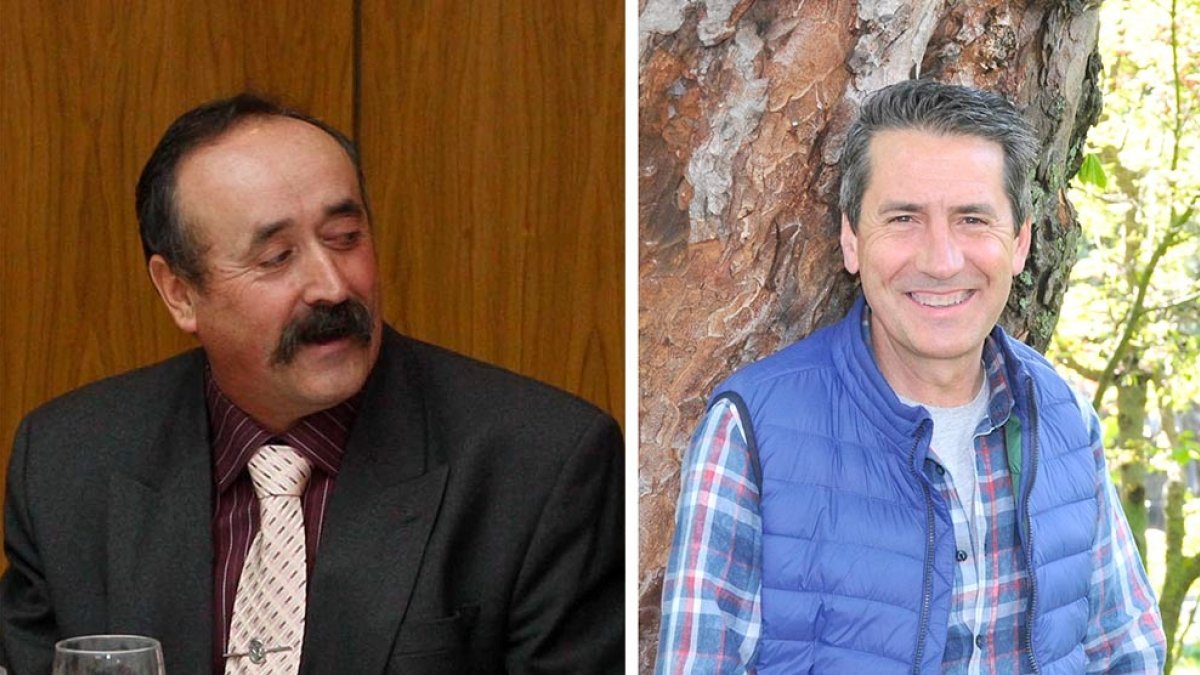 Manuel Fernández y José Sanz, candidatos a presidir la Sociedad de Cazadores San Saturio. HDS