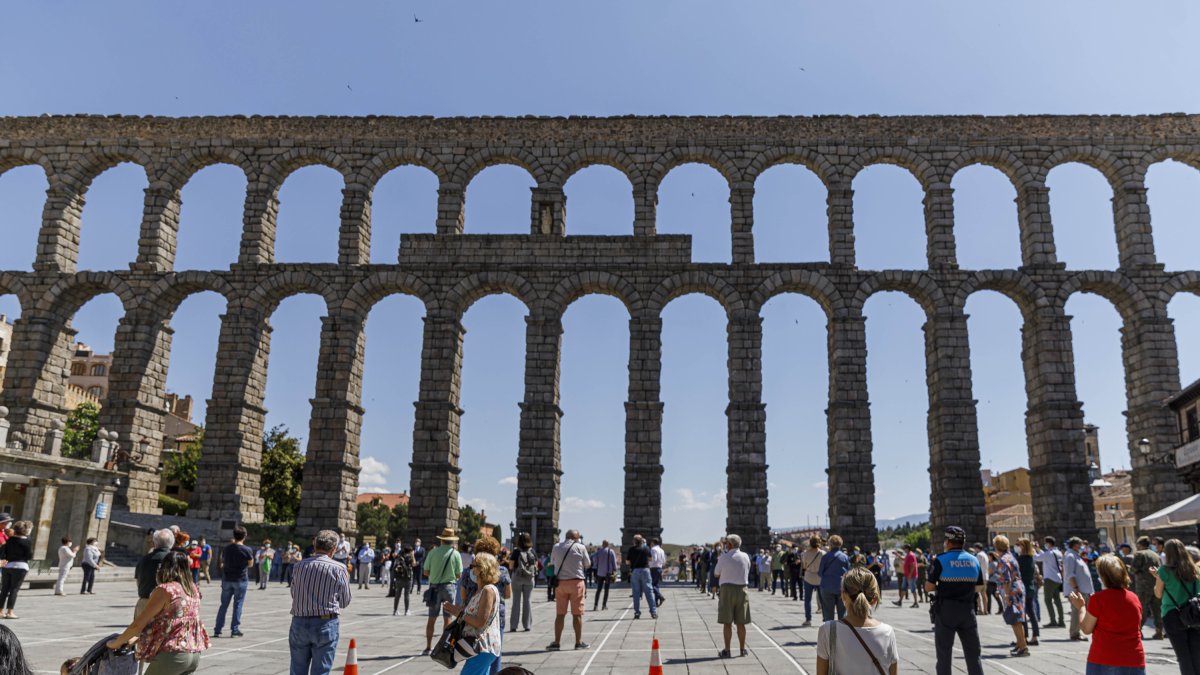 Acueducto de Segovia en una imagen de archivo. ICAL
