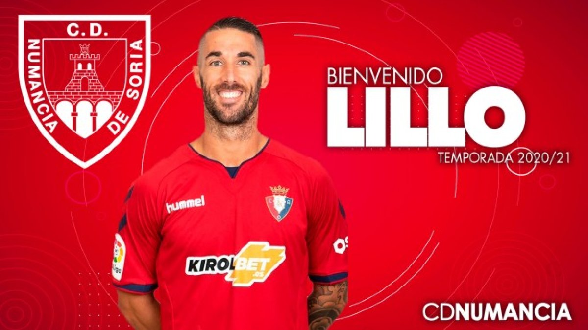 Lillo jugará en el Numancia las dos próximas temporadas. CD Numancia