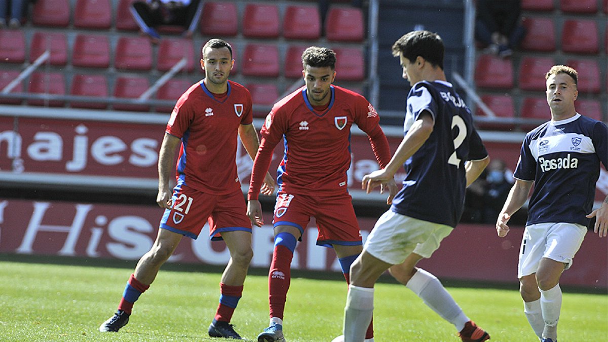 El Numancia ganaba 3-1 al Marino en el inicio de Liga y a finales de este mes visitará a los de Luanco. VALENTÍN GUISANDE