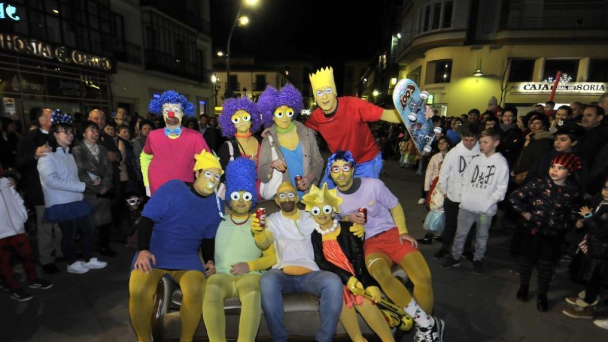 Detalle del carnaval de 2019 en Soria. HDS