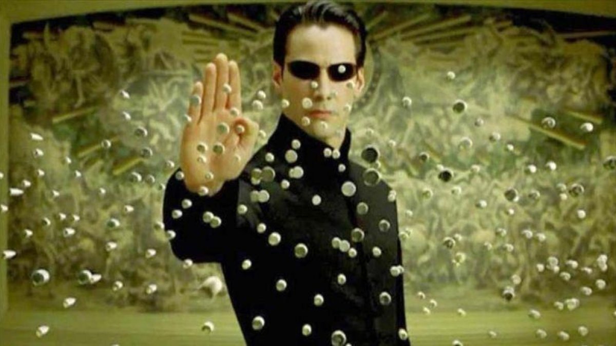 Keanu Reeves, en 'Matrix'.-