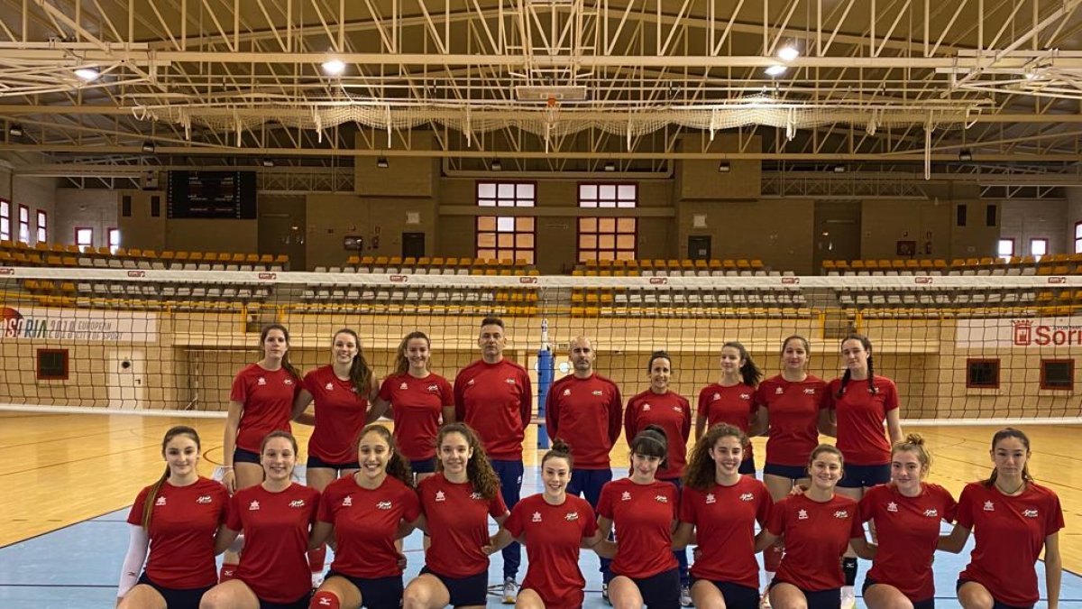 Selección sub17 femenina concentrada en Soria este fin de semana. HDS