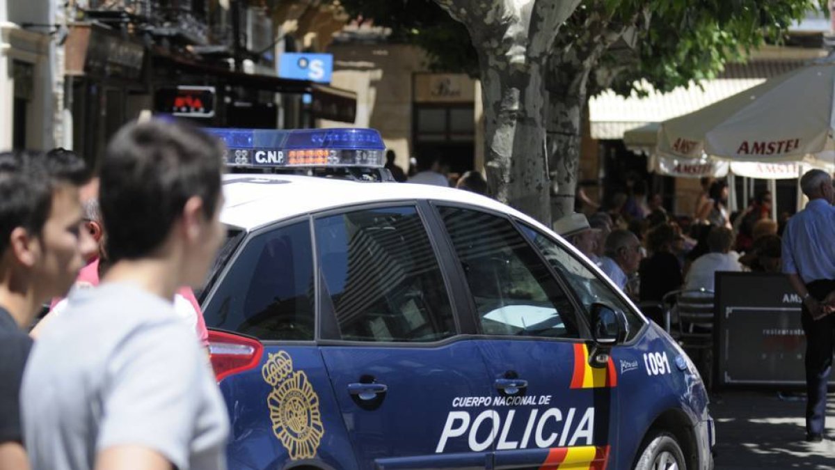 La Policía Nacional en Soria.-VALENTÍN GUISANDE