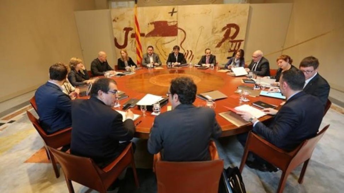 Reunión del Consell Executiu en el Palau de la Generalitat.-DANNY CAMINAL