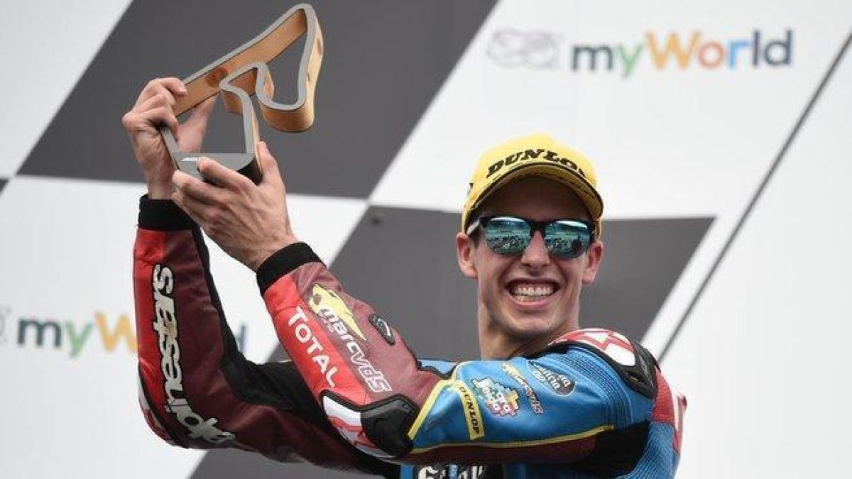 Àlex Márquez, segundo hoy, en Austria, más lider que nunca en el Mundial de Moto2.-AFP / VLADIMIR SIMICEK