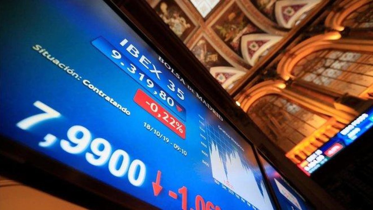 Una vista de la Bolsa de Madrid correspondiente al 18 de octubre.-EFE / FERNANDO ALVARADO