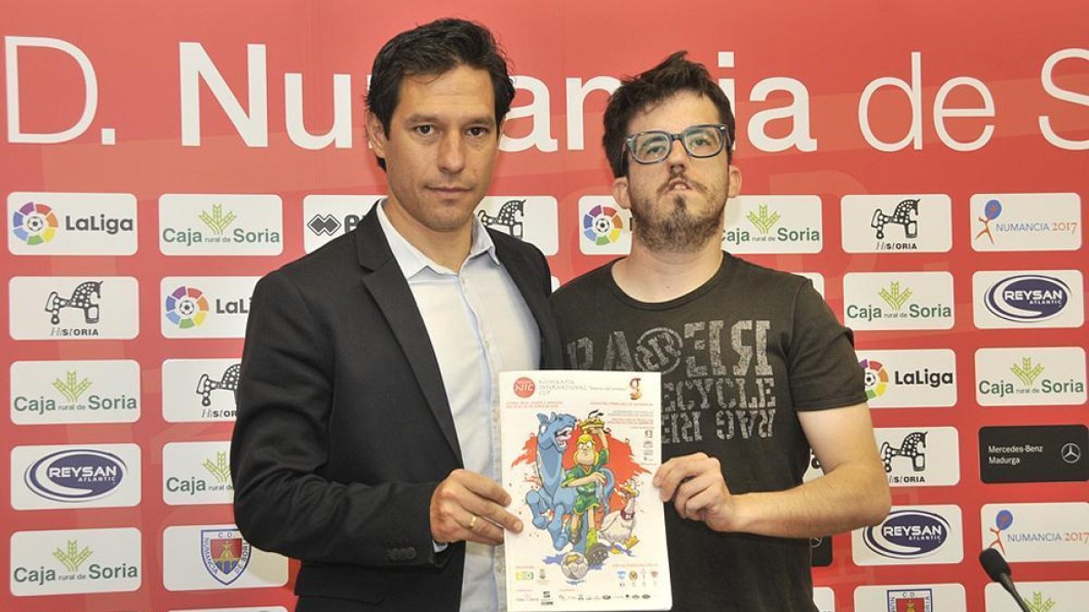 Javier del Pino y Bernat Díez presentaron ayer el Torneo NIC.-Valentín Guisande