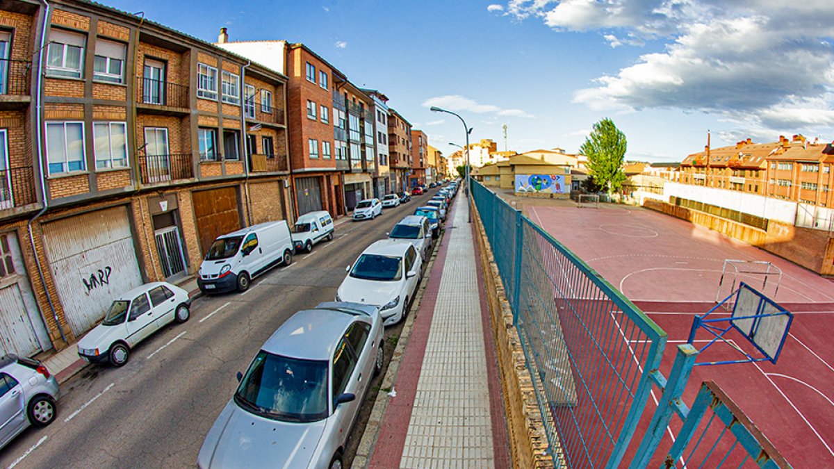 Calle Las Pedrizas, en Soria.-MARIO TEJEDOR